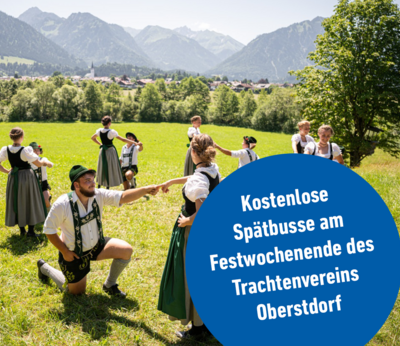 Festwochenende des Trachtenvereins Oberstdorf vom 21.08. bis 23.08.26