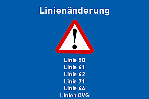 Linienausdünnung zum 13.09.2022