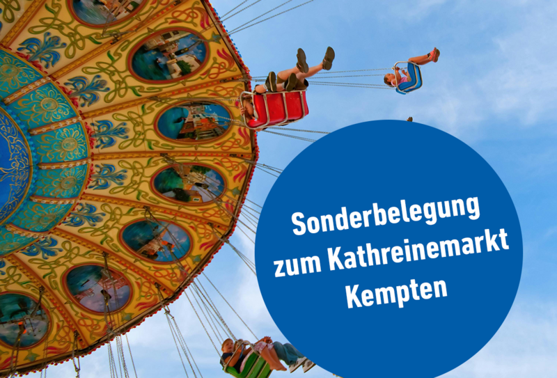 Kathreinemarkt Kempten 2025: Sonderbussteigbelegung am Zentrum