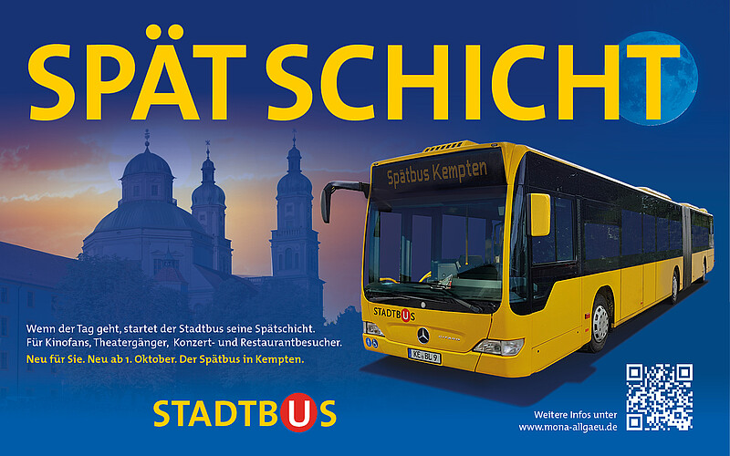 Mit dem SPÄTBUS bequem nach Hause