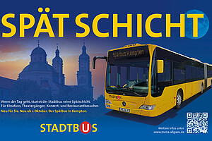 Mit dem SPÄTBUS bequem nach Hause