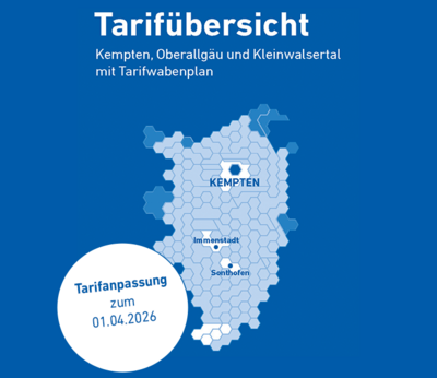 Tarifanpassung für den öffentlichen Busverkehr zum 01.04.2026