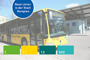 Neue Linien in Kempten (1, 11, 12, 500)