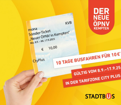 Busfahren zum Einführungspreis