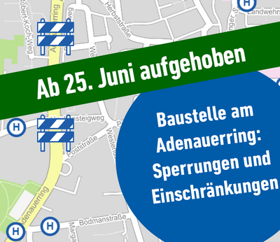 Sperrung Adenauerring, Bauabschnitt 4 & 5: Einschränkungen