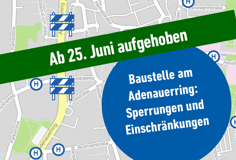 Sperrung Adenauerring, Bauabschnitt 4 & 5: Einschränkungen