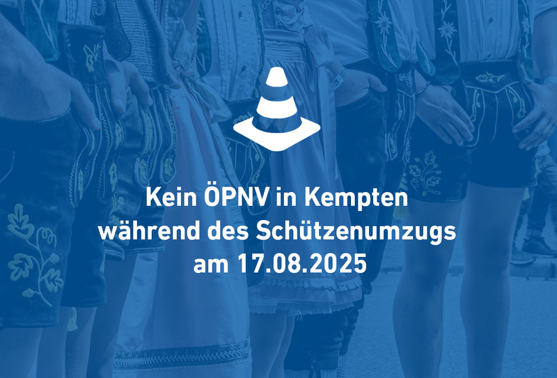 Während des Schützenumzugs am 17. August wird der ÖPNV eingestellt