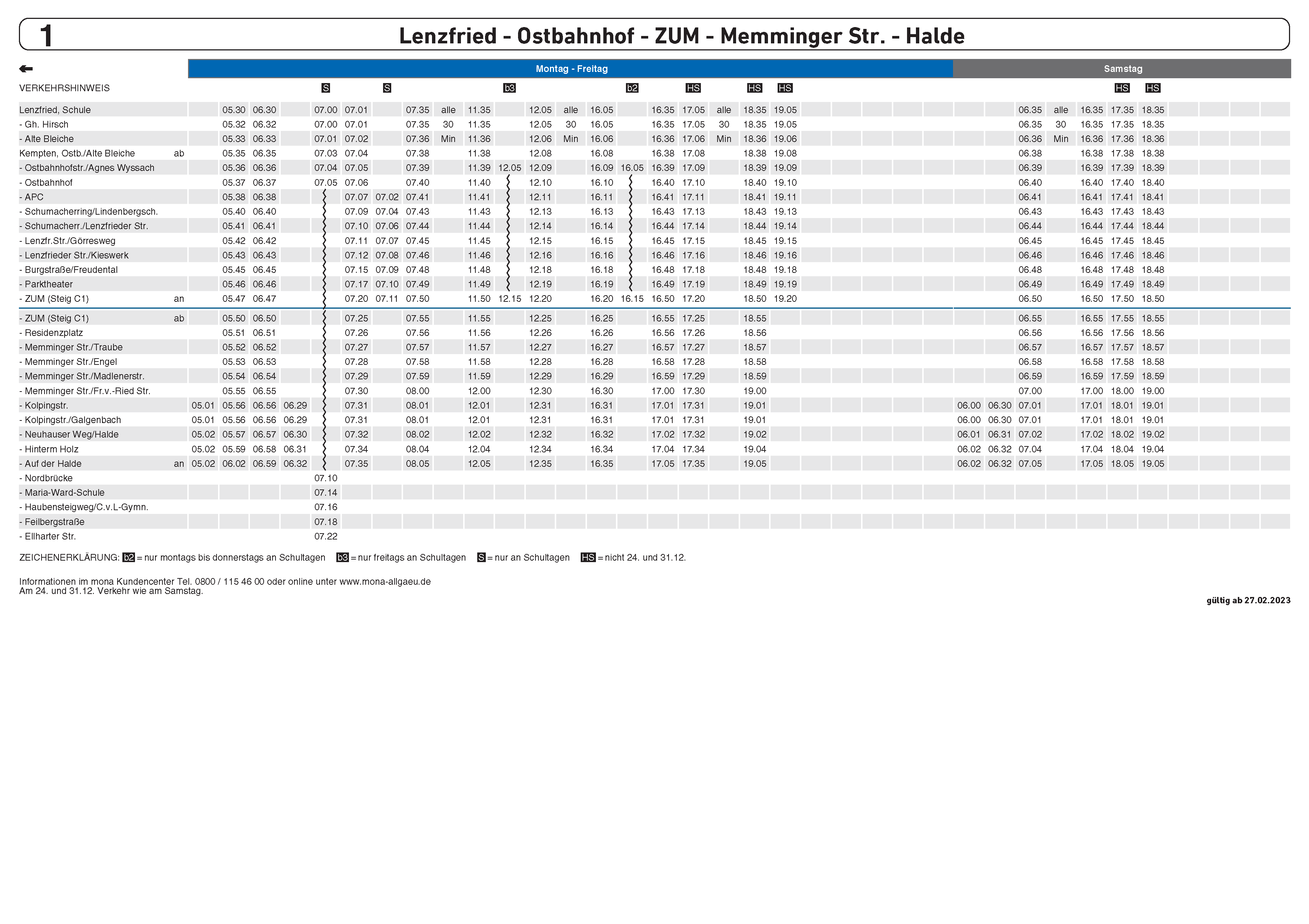 Linie 1 Seite 2