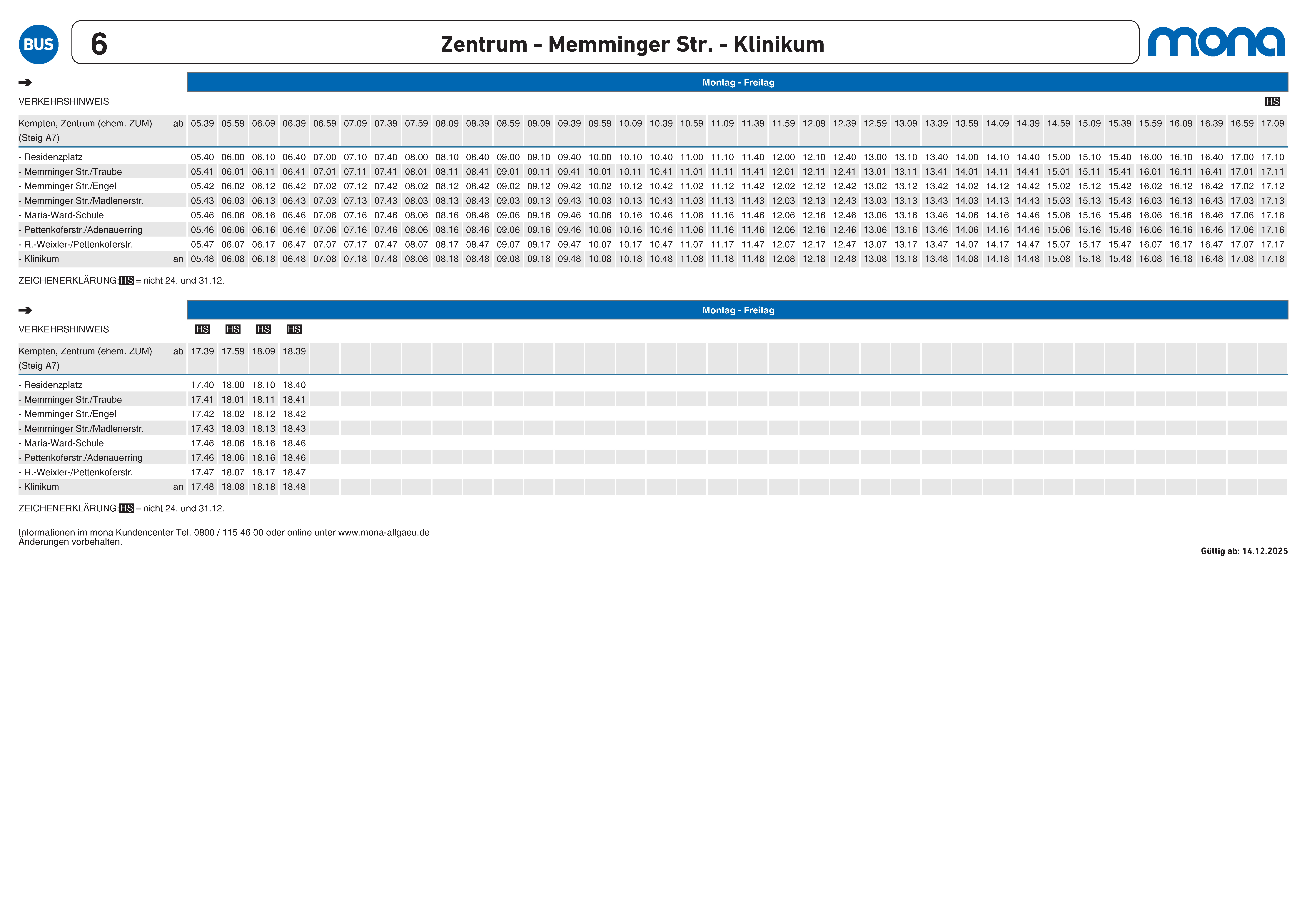 Linie 6 Seite 1