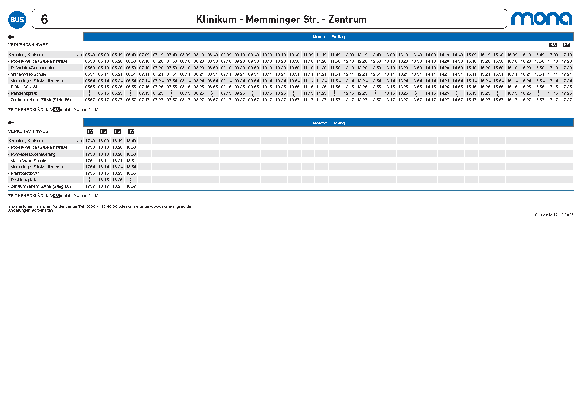 Linie 6 Seite 2