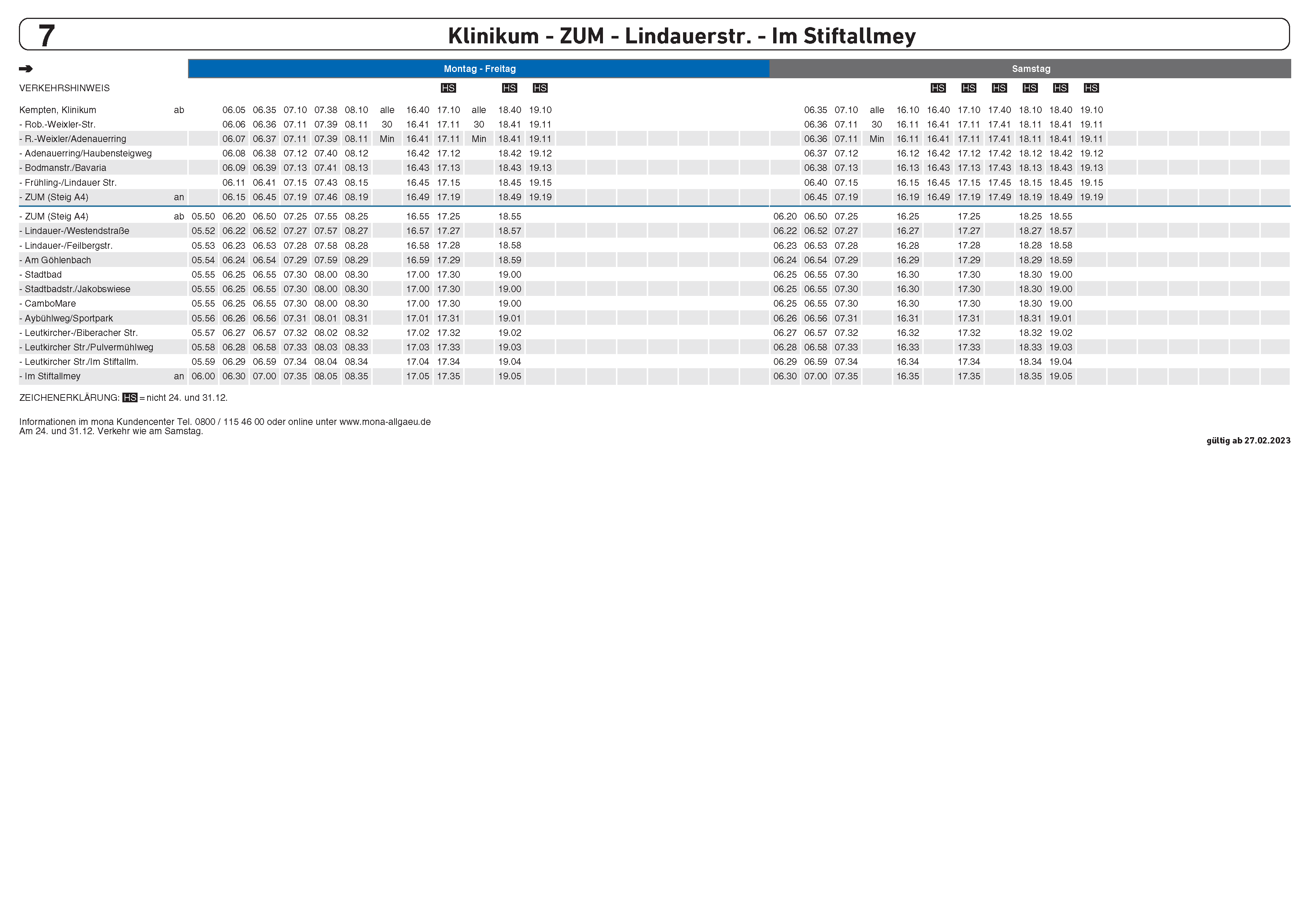 Linie 7 Seite 1