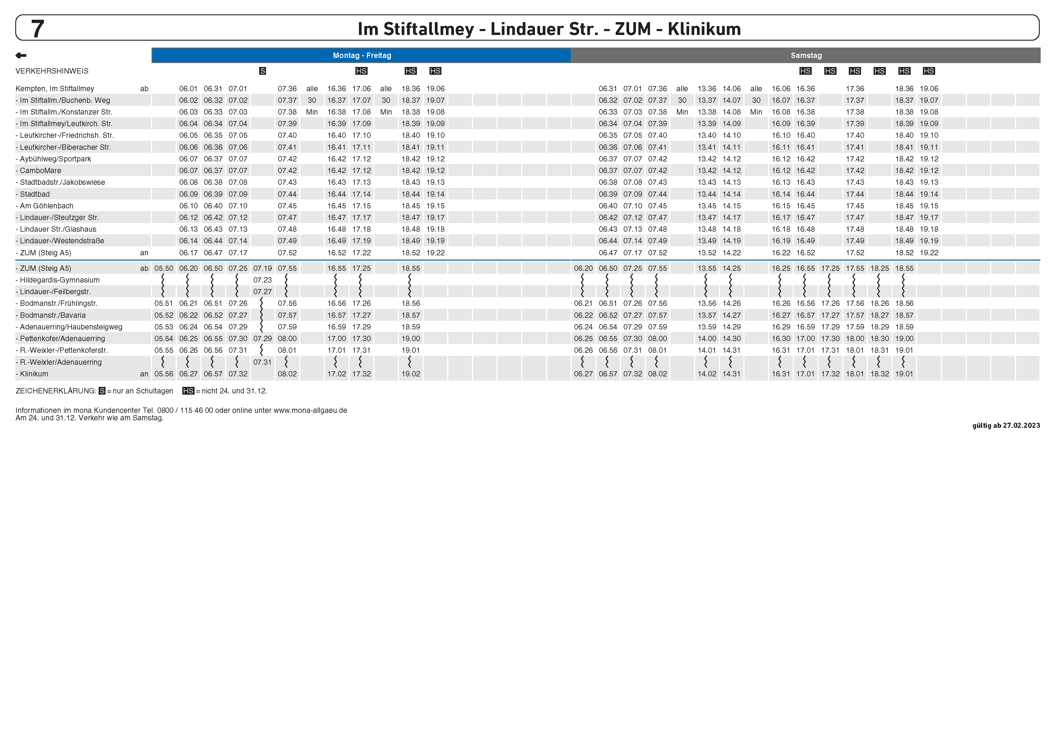 Linie 7 Seite 2