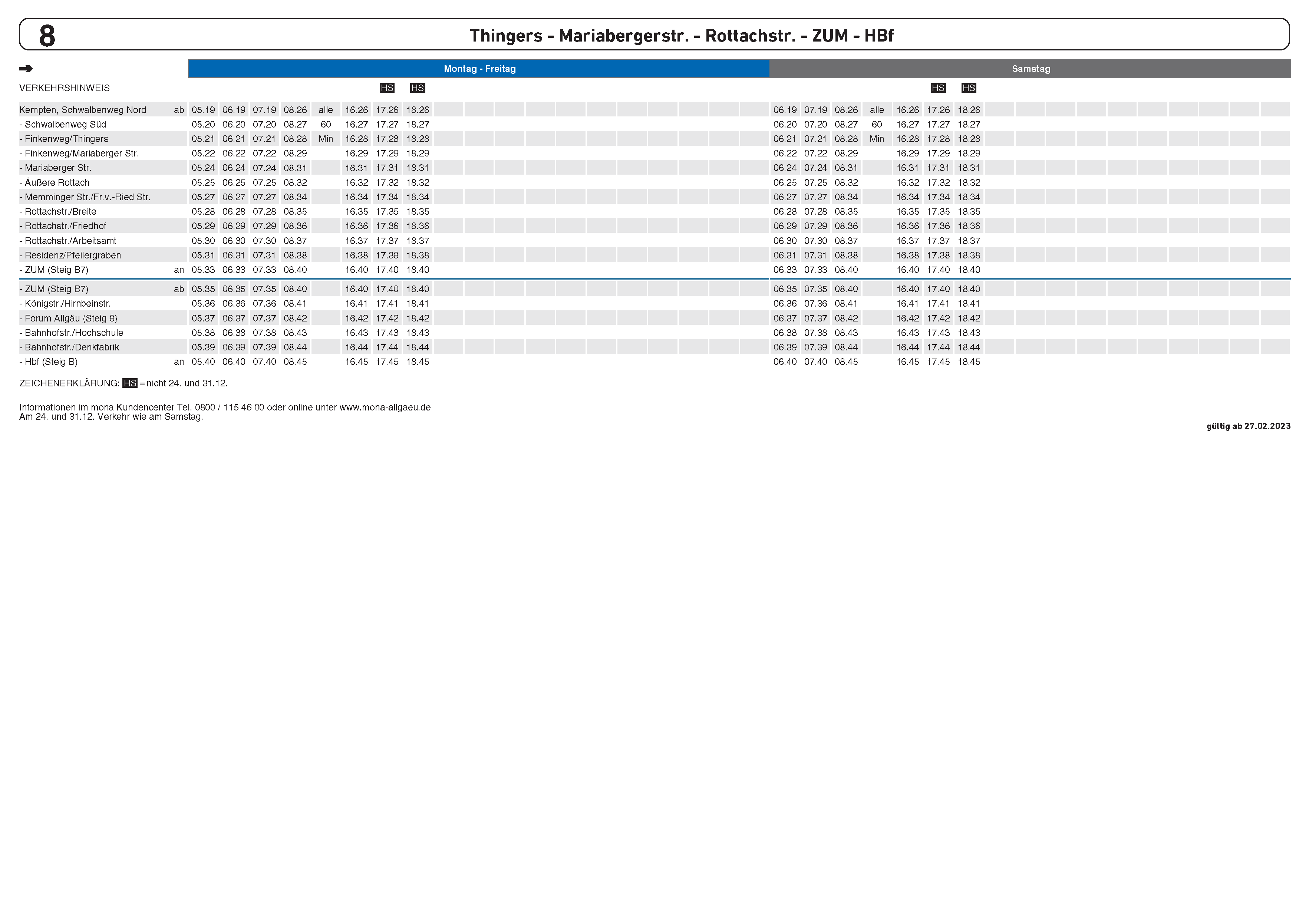 Linie 8 Seite 1