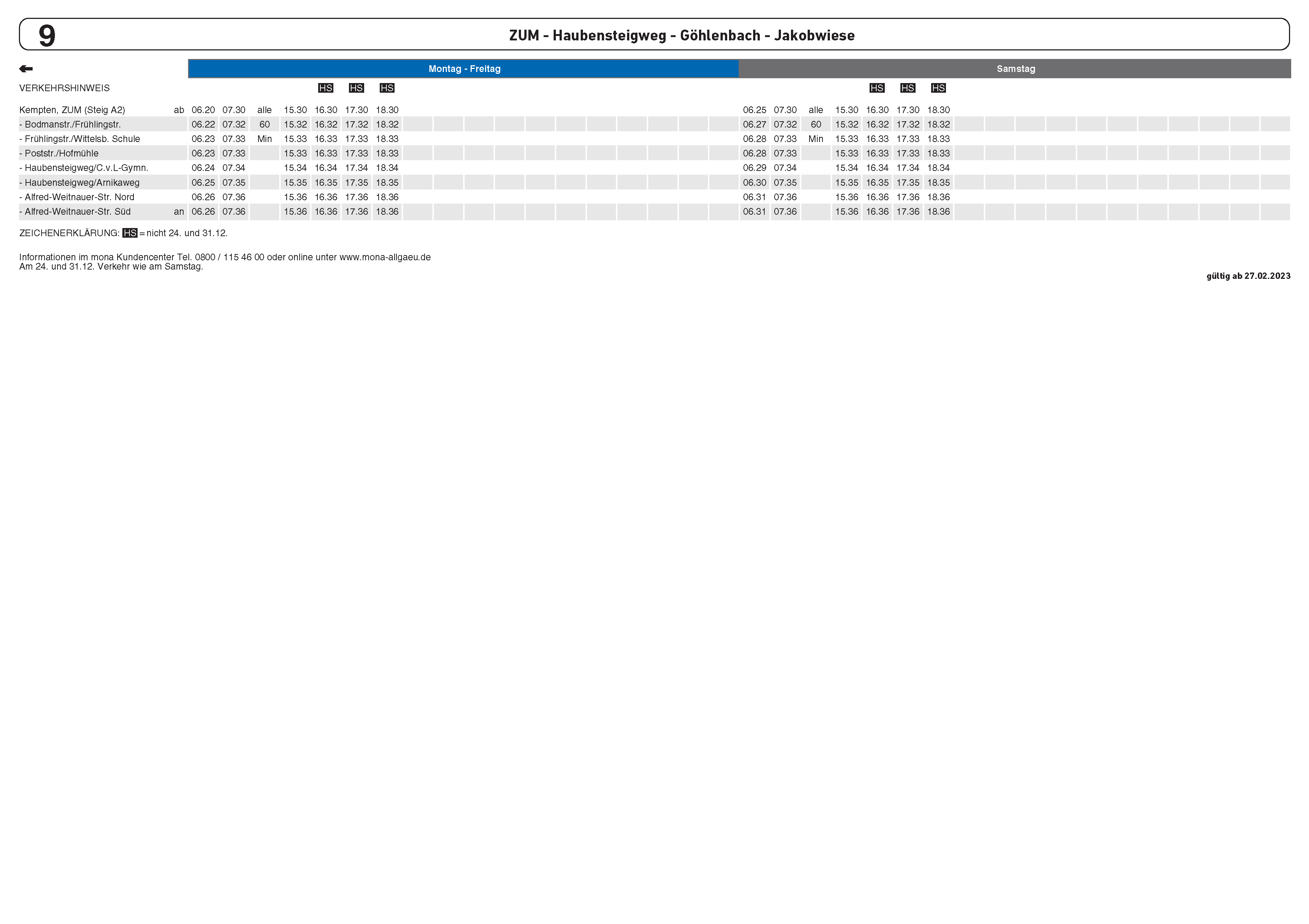 Linie 9 Seite 2