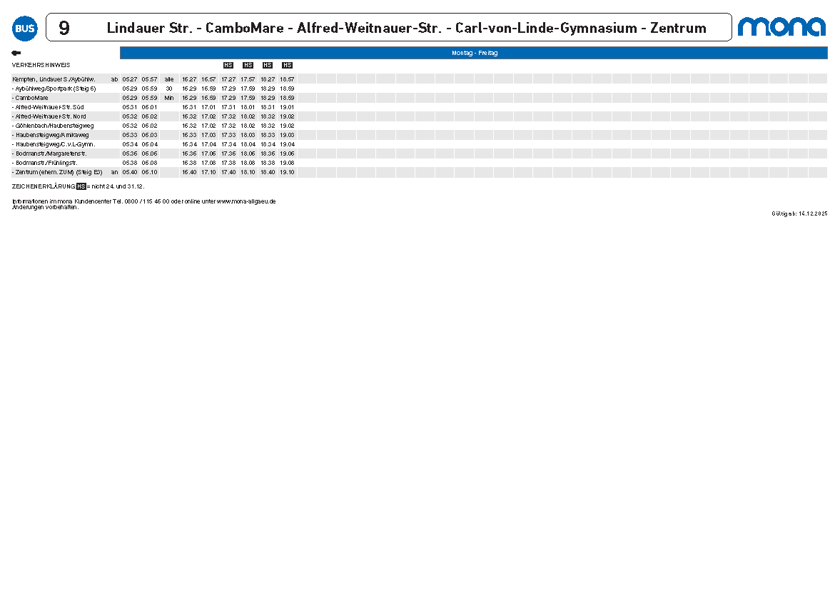 Linie 9 Seite 2