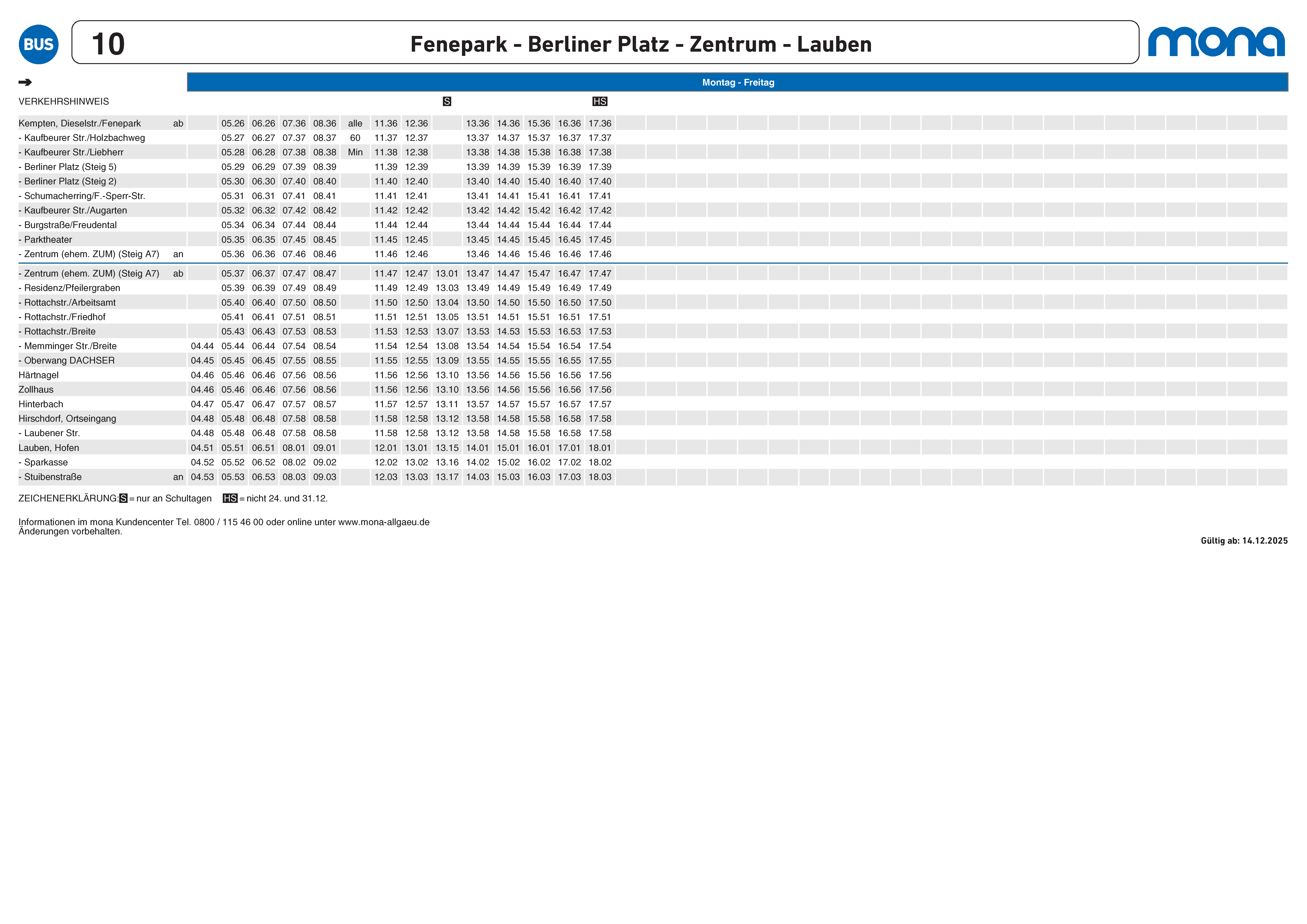 Linie 10 Seite 1