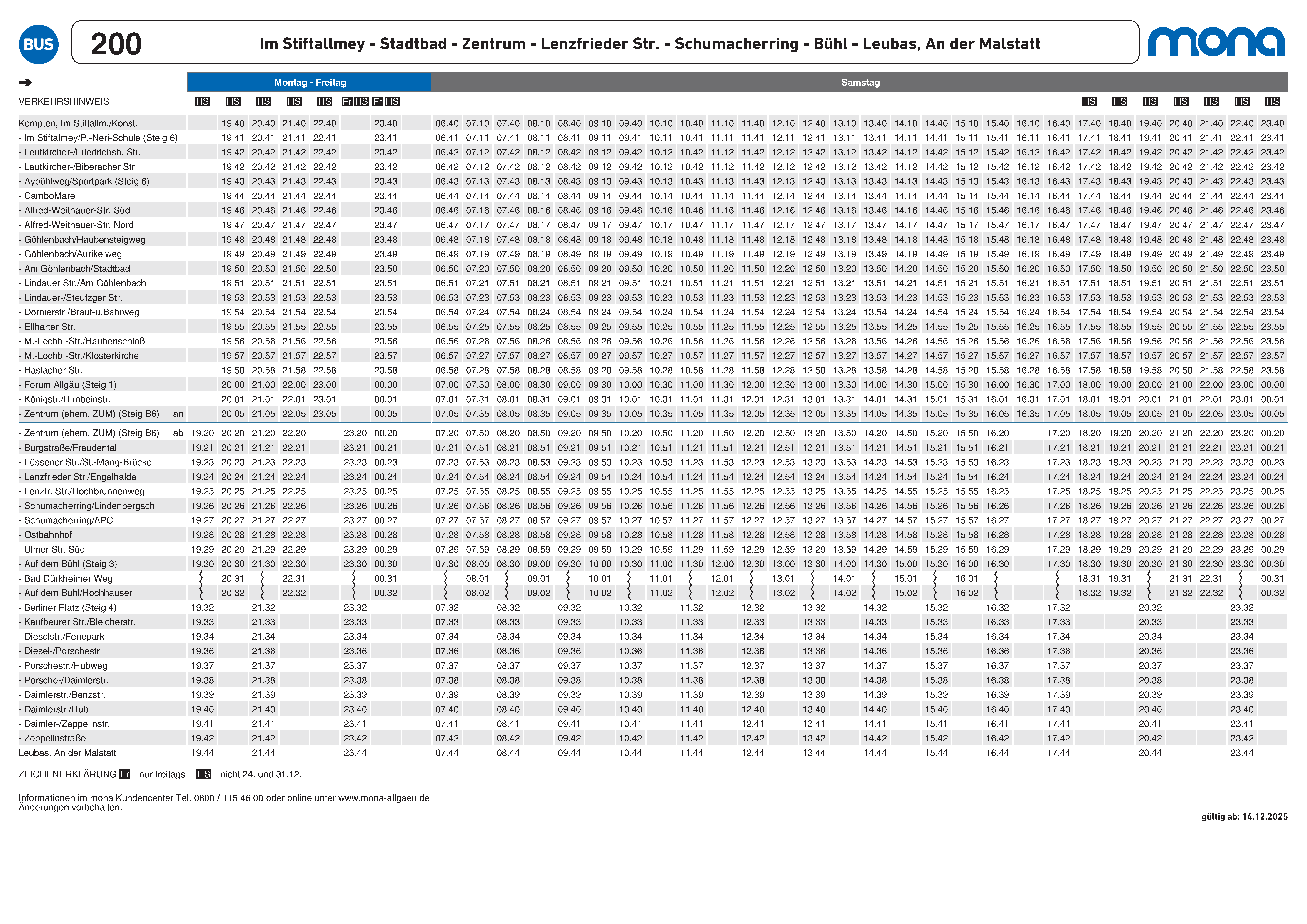 Linie 200 Seite 1