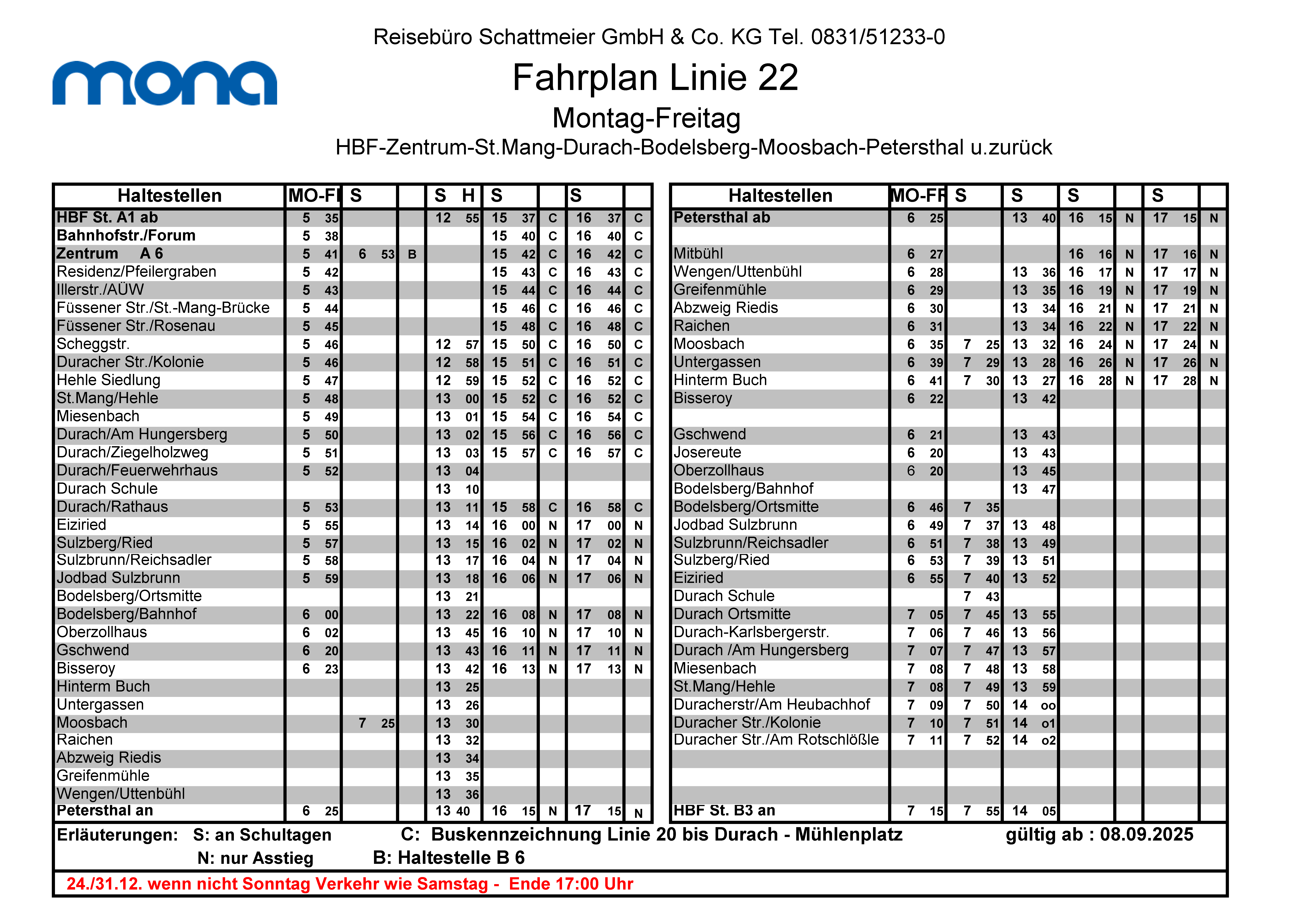 Linie 22 Seite 1