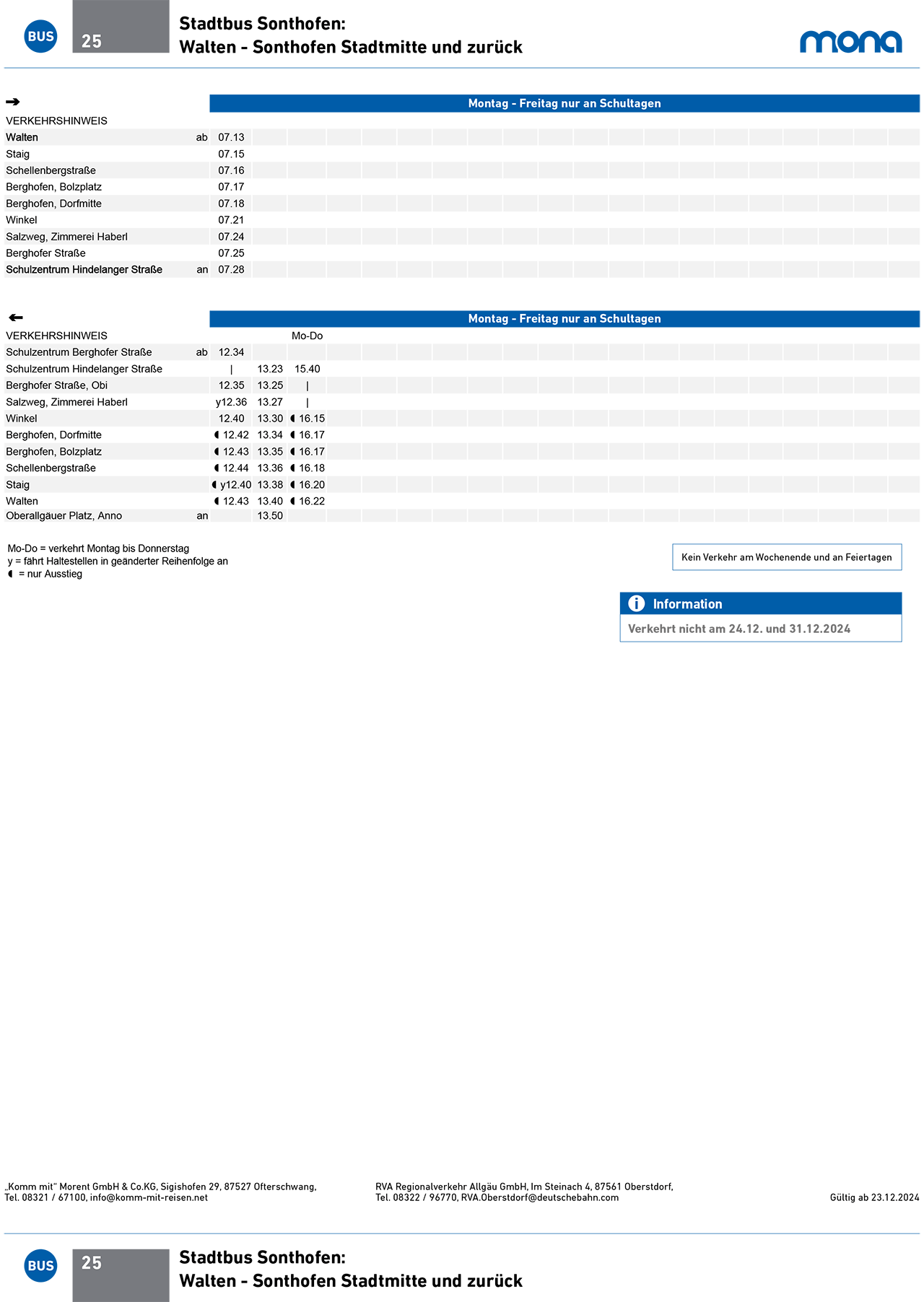 Linie 25 Seite 1