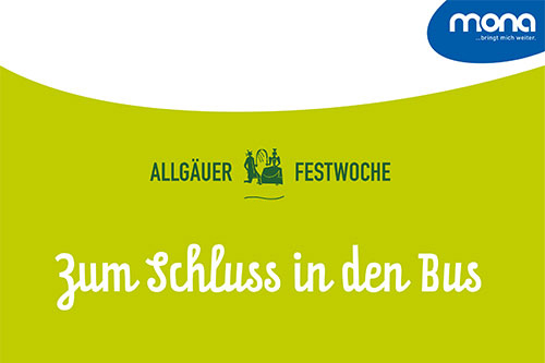 Nachtbusse zur Allgäuer Festwoche