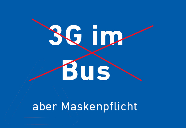 Kein 3G-Nachweis im Bus