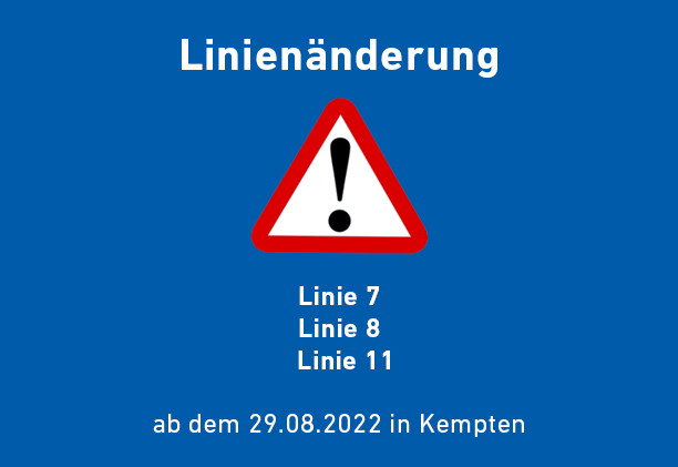 Linienausdünnung zum 29.08.2022